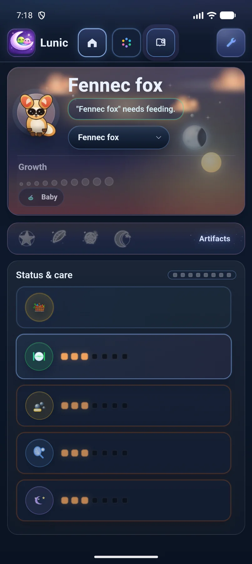 Lunic app screenshot 2